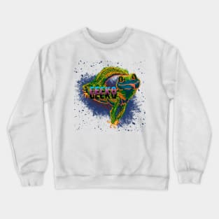 neon gecko Crewneck Sweatshirt